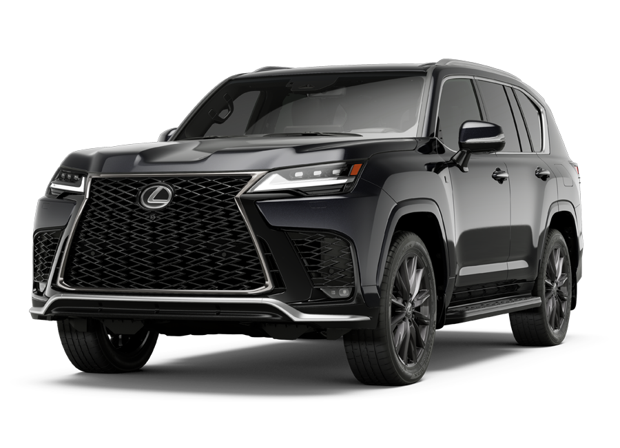 LX 600 F SPORT Handling shown in Caviar