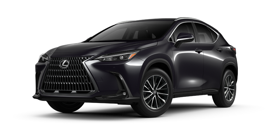 Exterior of the Lexus NX shown in Caviar.
