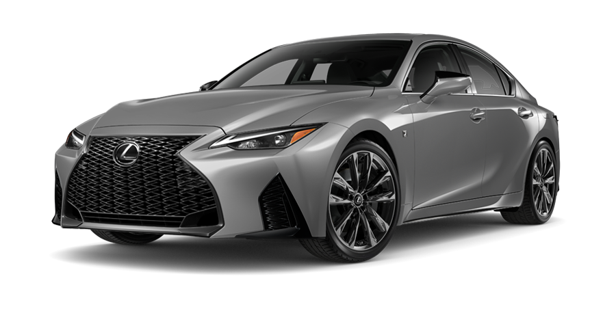 Exterior of the Lexus IS 350 F SPORT Design shown in Caviar.